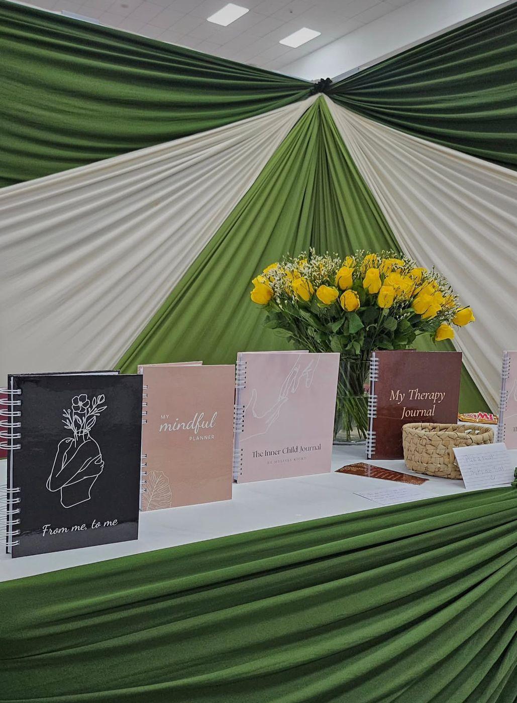 Mindful Journals Kenya collection displayed together